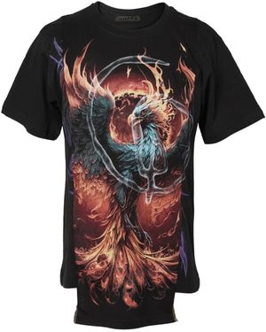 LUEDER Amanda Phantasy Graphic-Print T-Shirt - Black