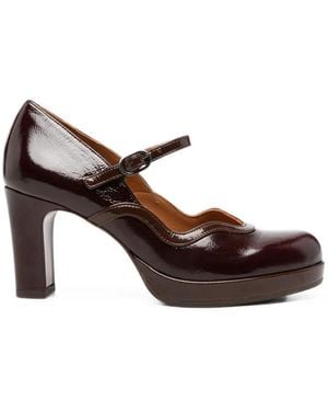 Chie Mihara Lareto Leather Pumps - Brown