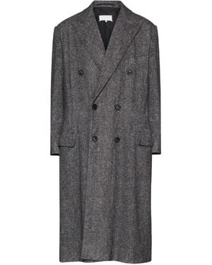 Maison Margiela ヘリンボーン ダブルコート - グレー