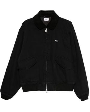 Obey Chaqueta con cremallera - Negro