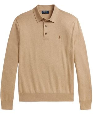 Polo Ralph Lauren Long-sleeve polo-collar sweater - Natur