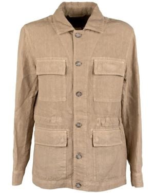 Peserico Saharan Four-Pocket Jacket - Natural