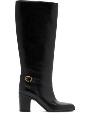 Bally 75Mm Eclayr Leather Boots - Black