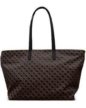 Gherardini Zip-Up Tote Bag - Black