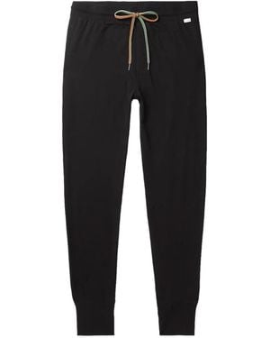 Paul Smith Artist Stripe Drawstring Pants - Black