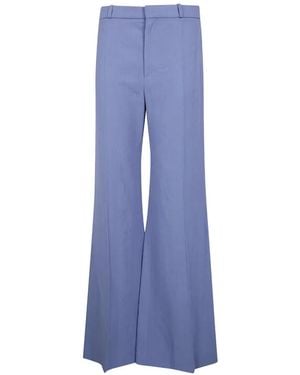 Chloé Flared Trousers - Blue