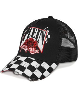 Philipp Plein Casquette À Logo Brodé - Noir