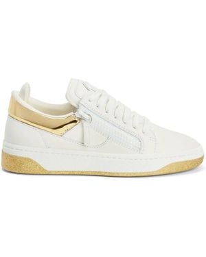 Giuseppe Zanotti Gz94 Double-Zip Low-Top Trainers - White