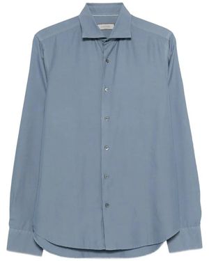 Canali Buttoned Shirt - Blue