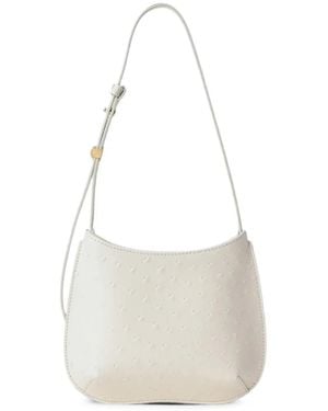 Jacquemus Le Petit Bisou Embossed Shoulder Bag - White