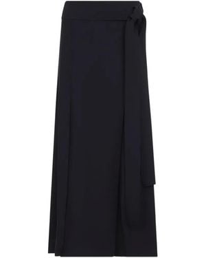 Studio Nicholson Wrap-Front Tie-Fastening Maxi Skirt - Black