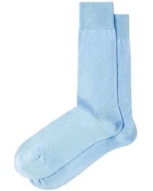 Hackett Polka-Dot Jacquard Socks - Blue