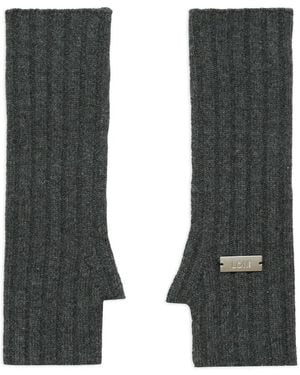 Margaux Lonnberg Lisa Ribbed Gloves - Black