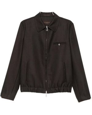 Montedoro Zip-Up Jacket - Black