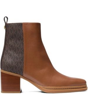 Michael Kors Stiefel Mit Blockabsatz 38Mm - Braun