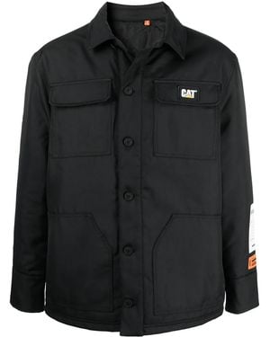 Heron Preston X Cat Coach Jacket - Black