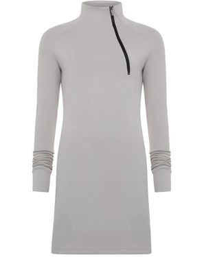 MARCELLA Alani Mock-Neck Zip Mini Dress - Grey