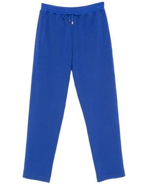 Stefano Ricci Drawstring-Waist Track Pants - Blue