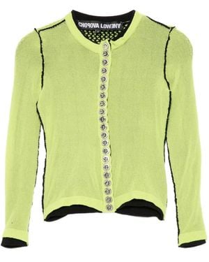 Chopova Lowena Cardigan Im Layering-Look - Grün