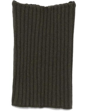 Rick Owens リブニット スカーフ - グリーン