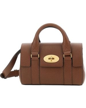 Mulberry Mini Bayswater Leather Tote Bag - Brown
