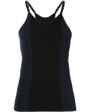 Dion Lee ロープディテール トップ - ブルー