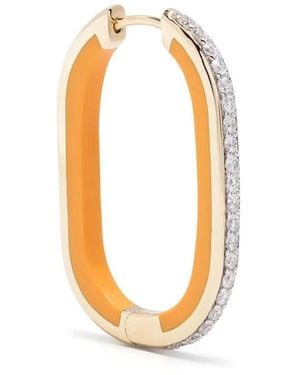 Maria Black 14K Diamond Hoop Earring - Metallic