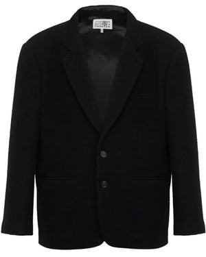 MM6 by Maison Margiela Single-Breasted Blazer - Black