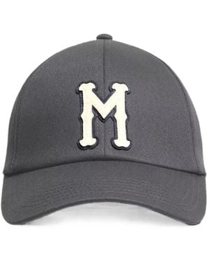 Moncler Cotton Gabardine Baseball Cap - Gray