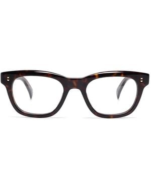 dunhill Lunettes De Vue À Monture Carrée - Marron