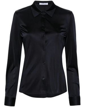 Helmut Lang ジャージーシャツ - ブラック