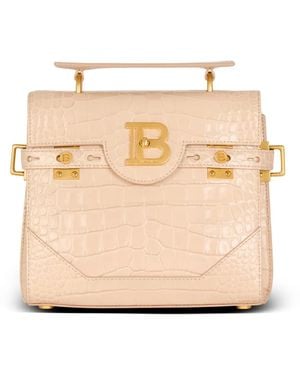 Balmain B-buzz 23 レザーバッグ - ナチュラル