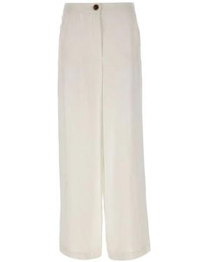 Marella Wide-Leg Pants - White