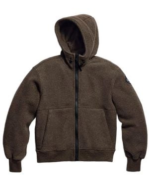 Canada Goose Chilliwack Logo-Patch Hooded Jacket - Brown