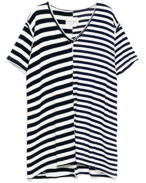 Greg Lauren Patchwork T-Shirt - Blue