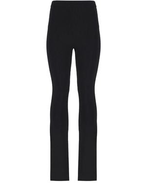 Laneus Knitted Flared Pants - Black
