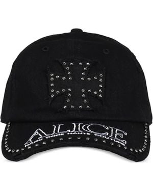 ALICE HOLLYWOOD Studded Atelier Cap - Black