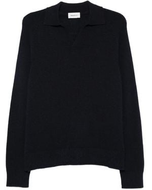 Diana Studio Open-Collar Jumper - Black