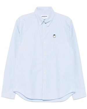 Chocoolate Logo-Patch Shirt - Blue