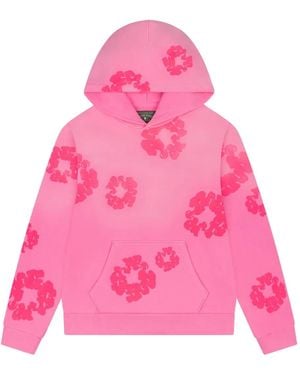 DENIM TEARS Mono Cotton Wreath Hoodie - Pink