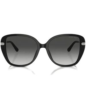 Michael Kors Geometric-Frame Sunglasses - Black