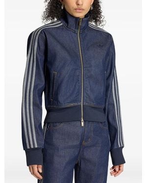 adidas Firebird Denim Jacket - Blue