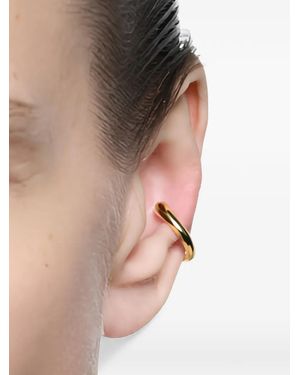 Maria Black Curl Ear Cuff - Mettallic
