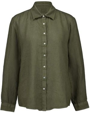 120% Lino Linen Shirt - Green