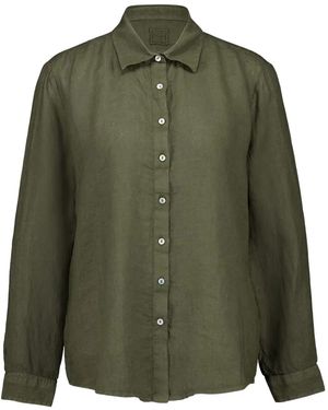 120% Lino Linen Shirt - Green