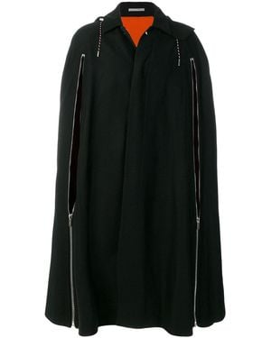 Dior Oversized Cape Coat - Black