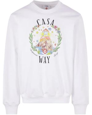 CASABLANCA Casa Way Sweatshirt - White