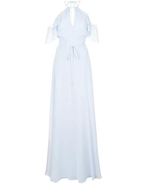 Marchesa Langes Kleid Mit Cut-Outs - Weiß