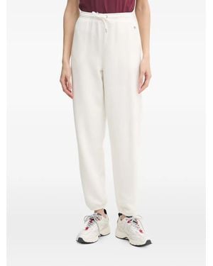 GANT Logo-Embroidered Track Pants - White