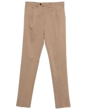 Lardini Pleated Trousers - Natural